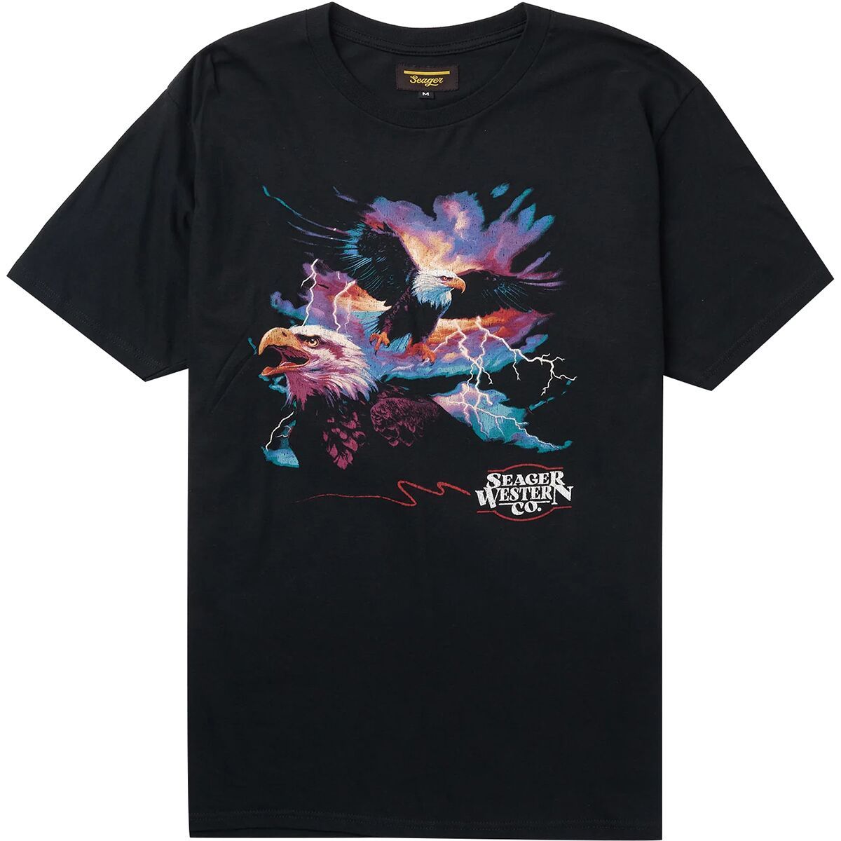 Seager Co. Men's Beakon T-Shirt in Black - Size: Medium