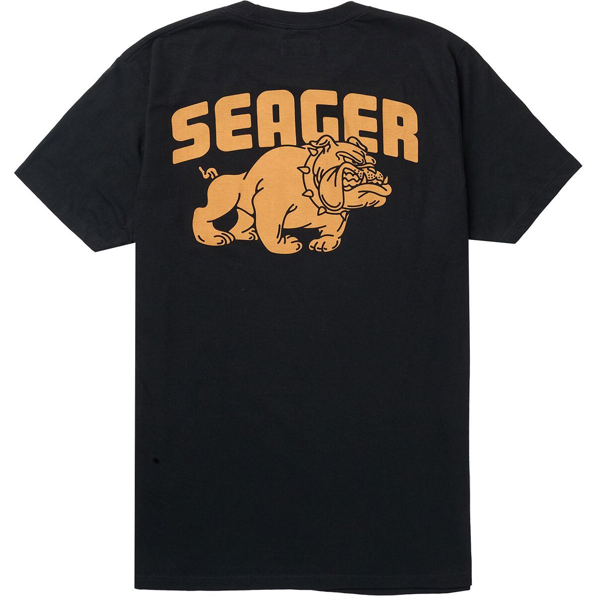 Seager Co. Men's Bulldog T-Shirt in Black - Size: Small