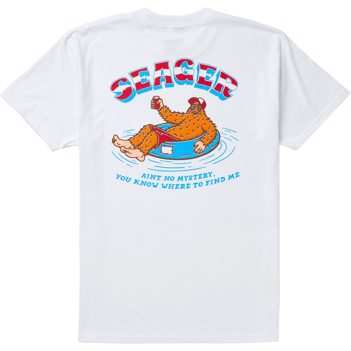 Seager Co. Men's Tubular T-Shirt in White - Size: Medium