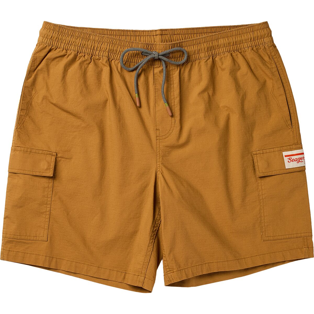 Seager Co. Men's Yuma Cargo Short in Rich Rust - Size: Medium