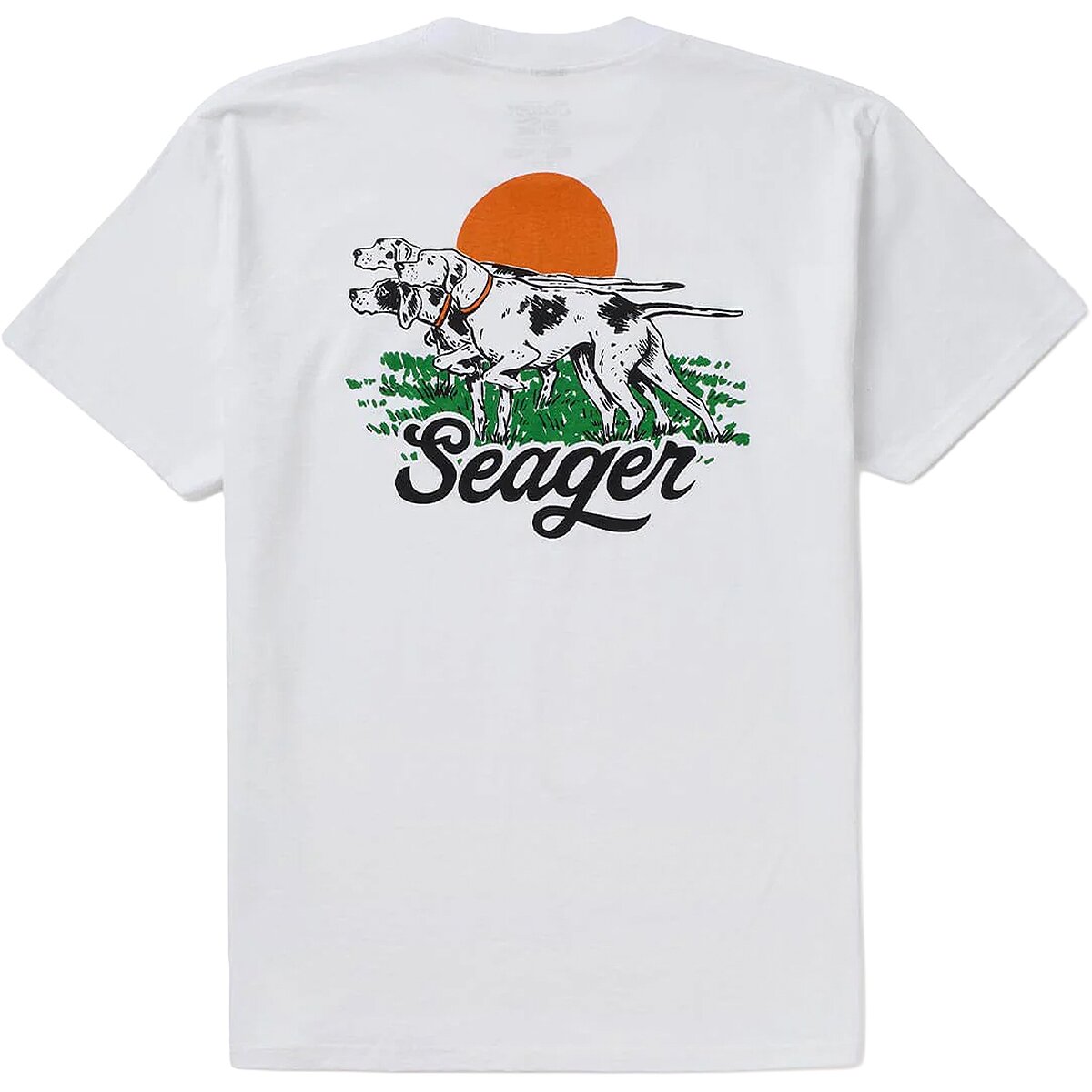 Seager Co. Men's Pointer T-Shirt in White - Size: Large