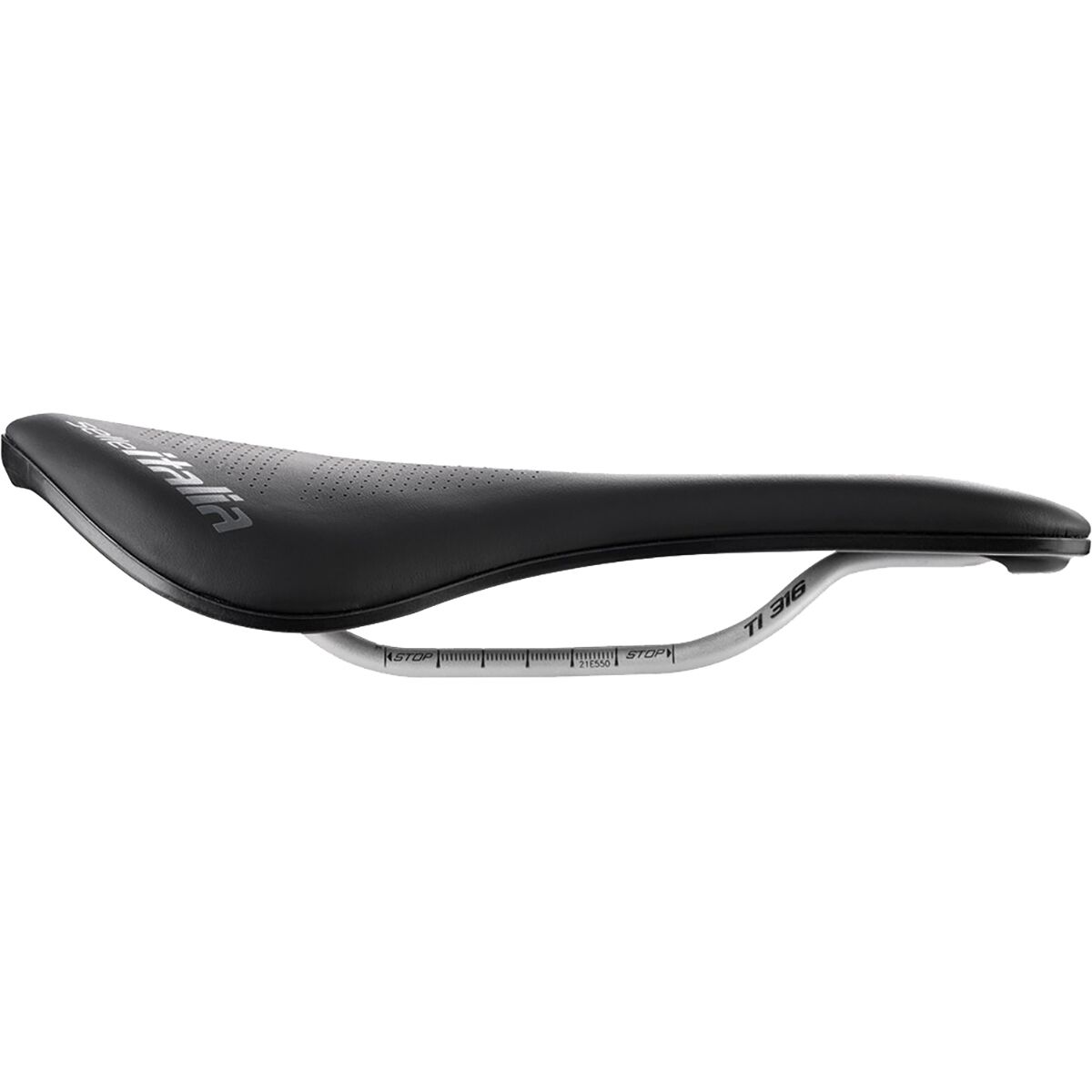 Selle Italia Men's NOVUS EVO Boost Superflow Saddle in Black, Ti 316 - Size: W145xL248mm