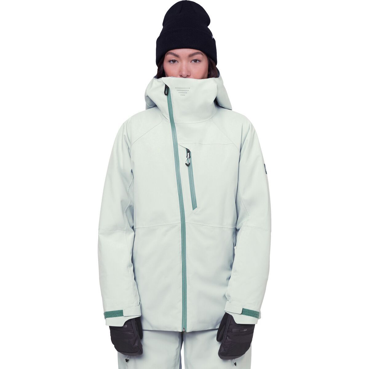 686 Women's Hydra Insulated Jacket in Dusty Sage - Size: Large