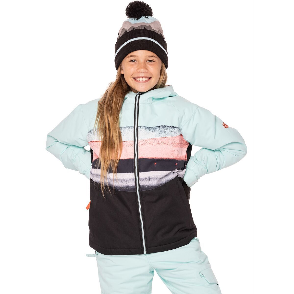 686 Girl's Athena Insulated Jacket in Antler Bloom - Size: Small