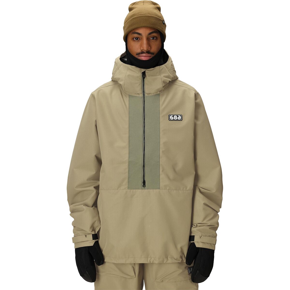686 Men's Ghost 2.5L Anorak in Sage Ripstop - Size: XL