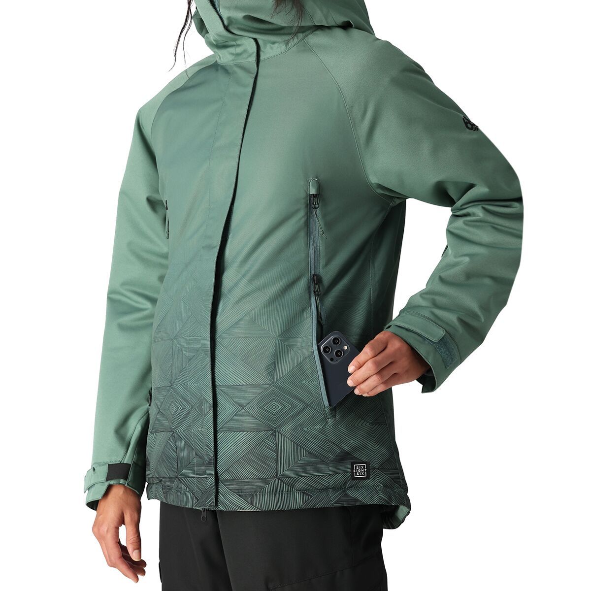 686 Women's Fantasia Insulated Jacket in White Sierra Sunset - Size: XL