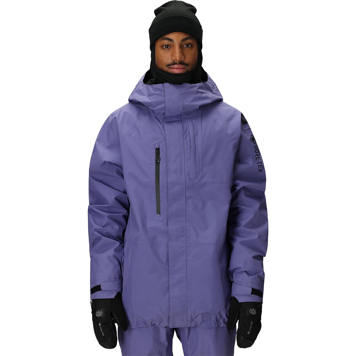 686 Men's GORE-TEX Core Shell Jacket in Purple Dawn - Size: Small
