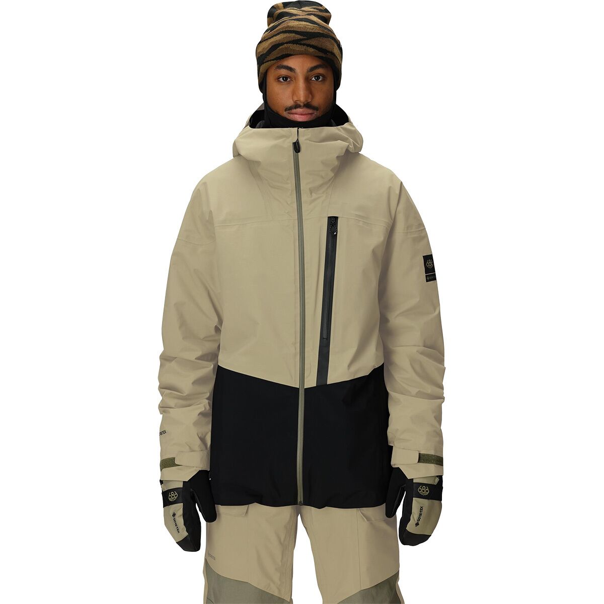 686 Men's GORE-TEX GT Thermagraph Jacket in Sage Colorblock - Size: Small