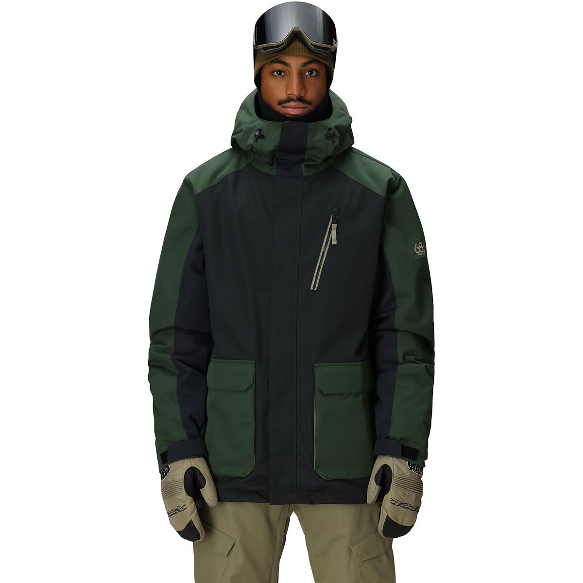686 686 Men's Nightline Insulated Jacket in Navy Colorblock - Size: Large - $137.97 at Steep and Cheap