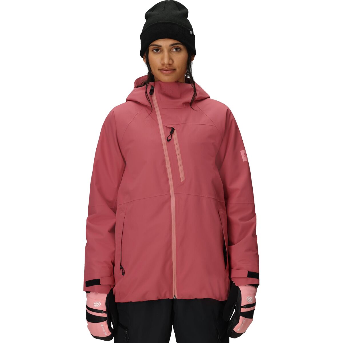 686 686 Women's Hydra Thermagraph Jacket in Rosewood - Size: Large - $179.97 at Steep and Cheap