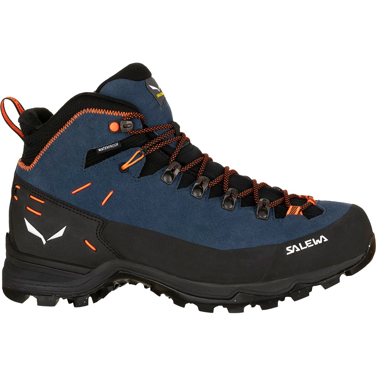 Salewa Men's Alp Mate Winter Mid WP Hiking Boot in Dark Denim / Black - Size: