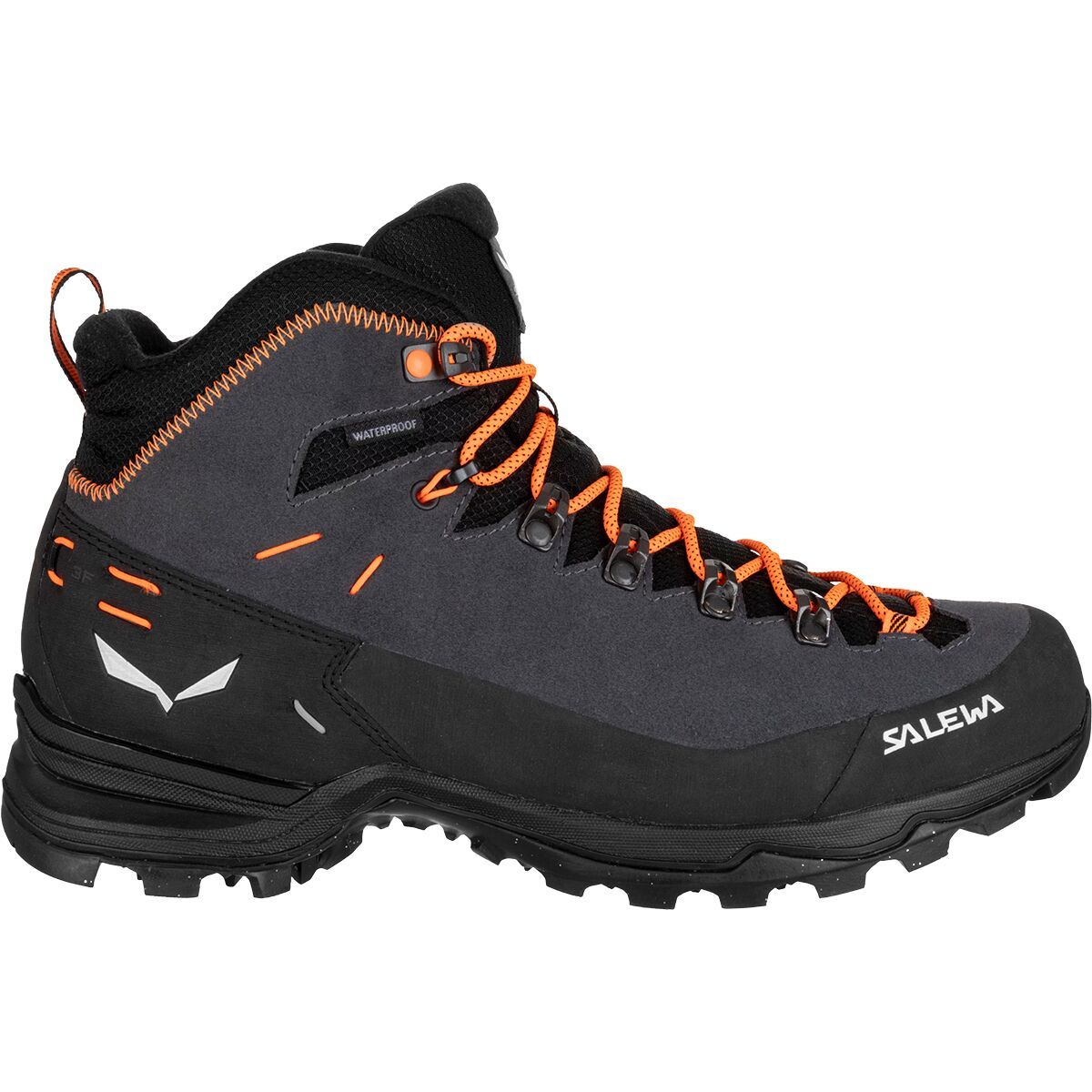 Salewa Men's Alp Mate Winter Mid WP Hiking Boot in Onyx / Black - Size: