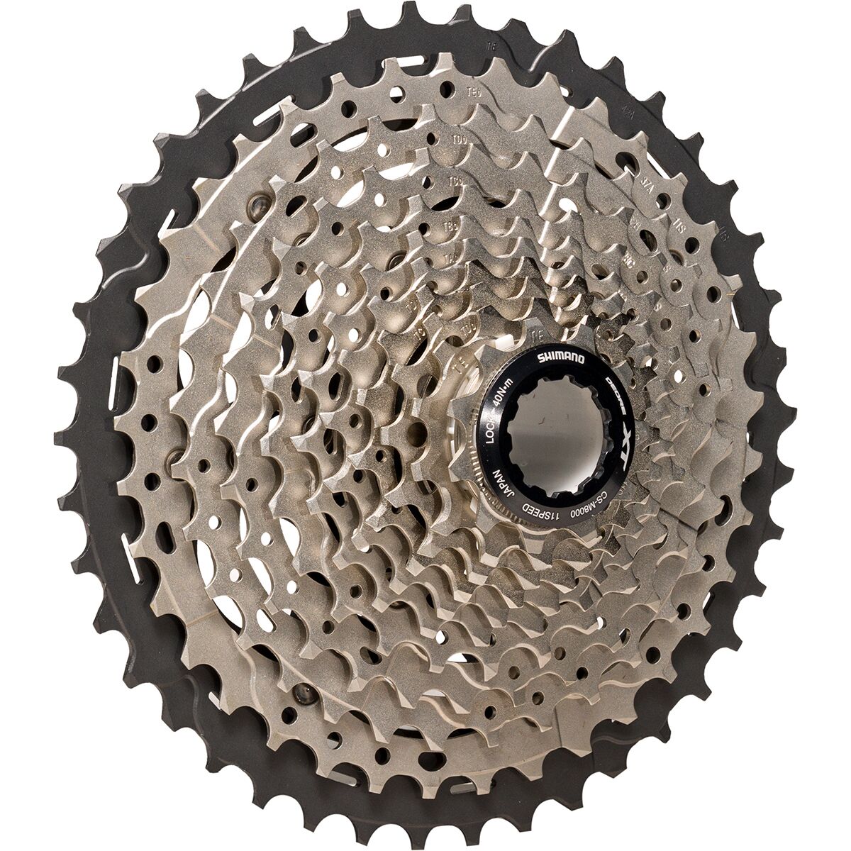 Shimano HG CS-M8000 Cassette in Silver - Size: 11-40