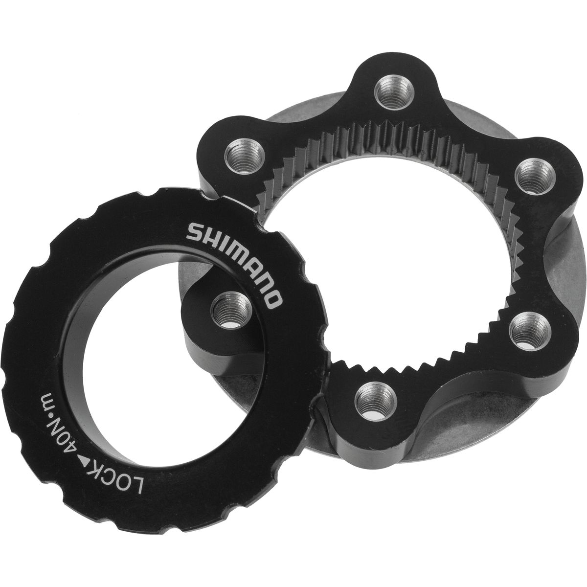 Shimano Shimano Centerlock to 6-Bolt Rotor Adapter in Black - $17.00 at Steep and Cheap