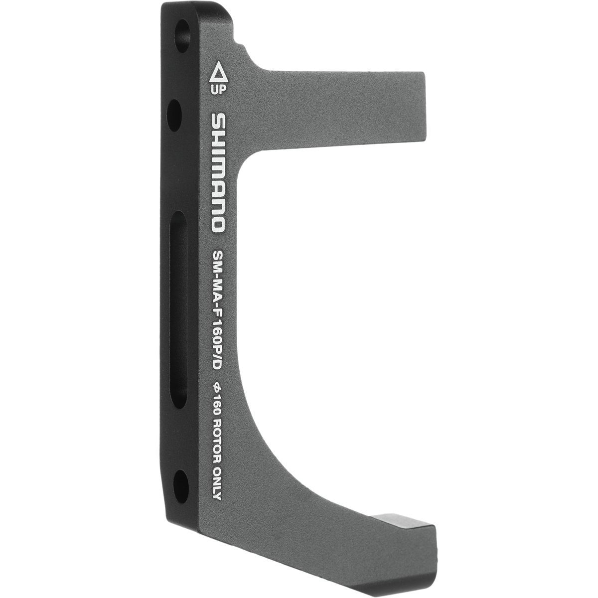 Shimano Flat Mount Disc Brake Adapter in Rear, Flat Caliper To Flat Mount - Size: 160mm