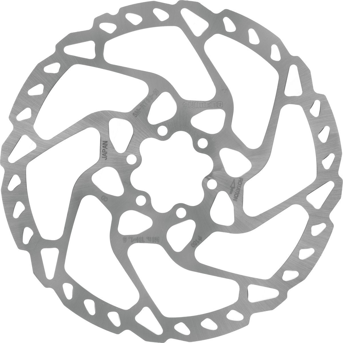 Shimano SLX RT66 Rotor - 6 Bolt - Size: 180 mm
