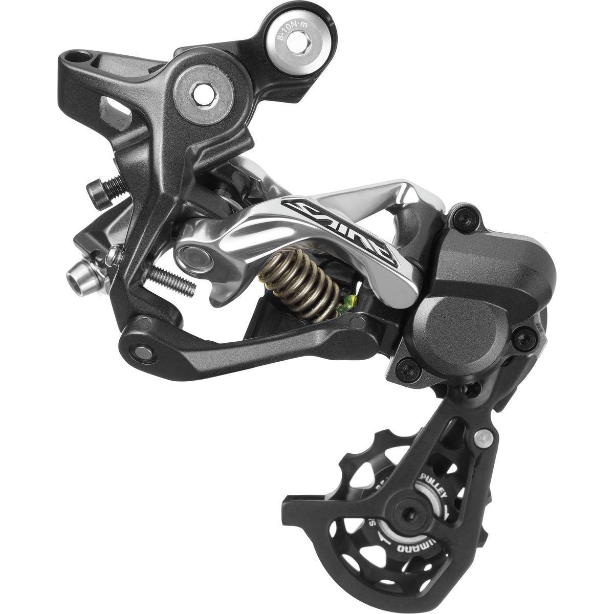 Shimano Saint RD-M820 Rear Derailleur in Black - Size: Short Cage