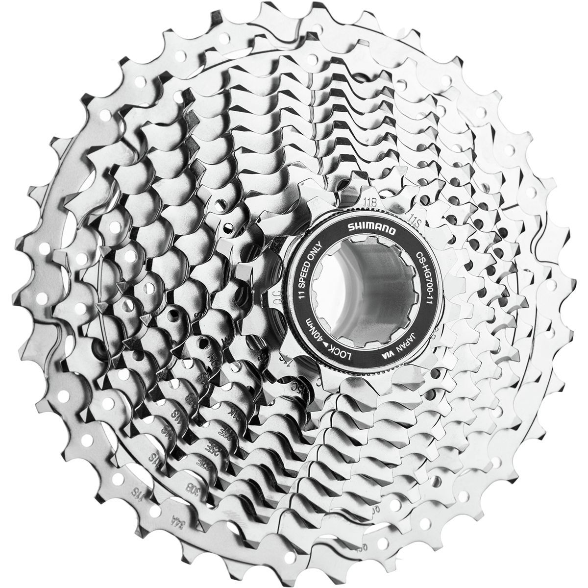 Shimano 105 CS-HG700 Cassette in Gray - Size: 11x34