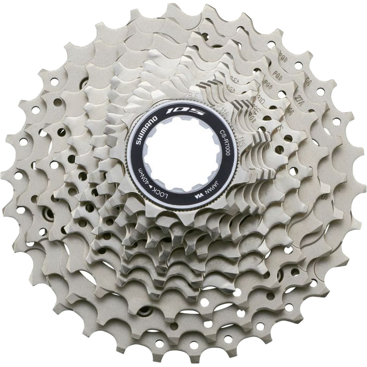 Shimano 105 CS-R7000 Cassette in Gray - Size: 11x30