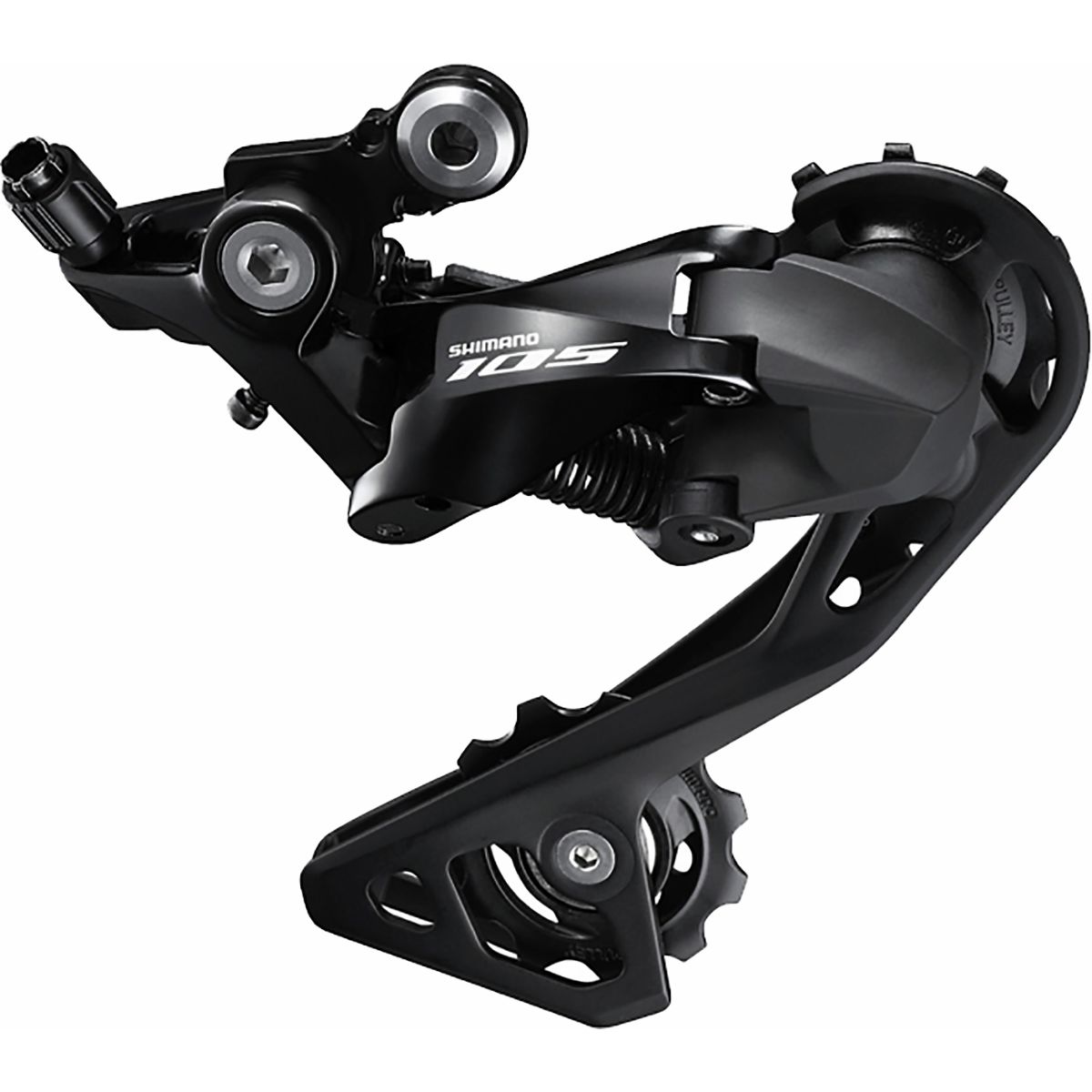 Shimano 105 RD-R7000 Rear Derailleur in Black - Size: Long
