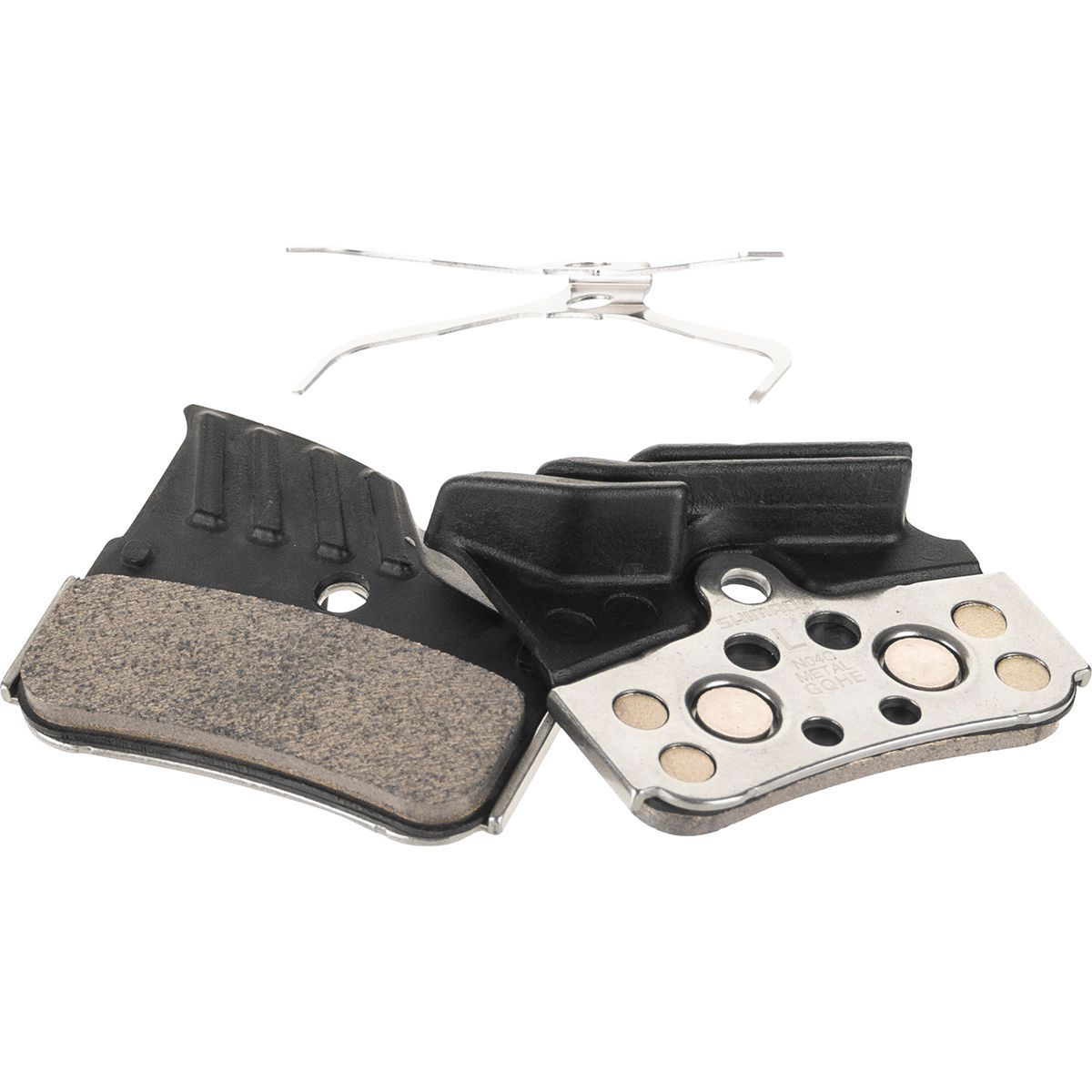 Shimano N04C Disc Brake Pads in Grey - Size: Metalic