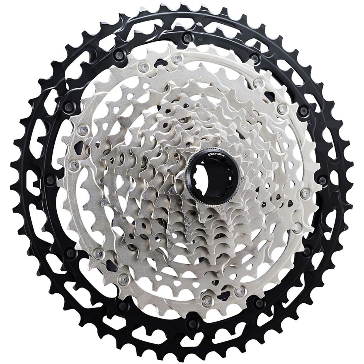 Shimano XT CS-M8100 12-Speed Cassette in Silver - Size: 10-51T