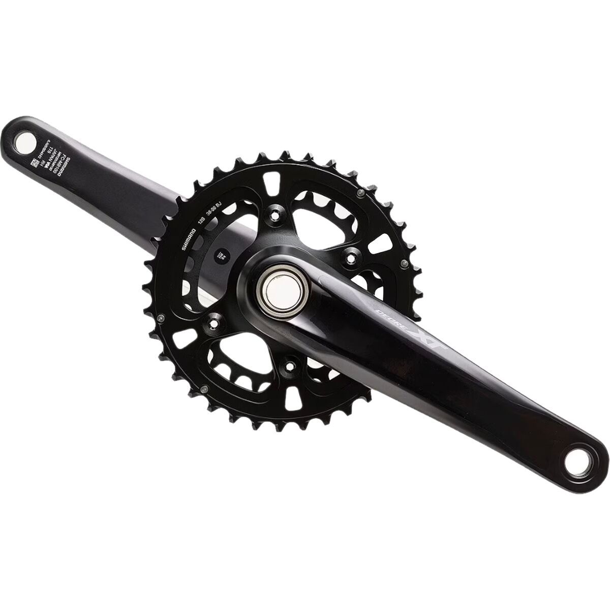 Shimano XT FC-M8100 2x Crankset in Black - Size: 175mm/36/26t