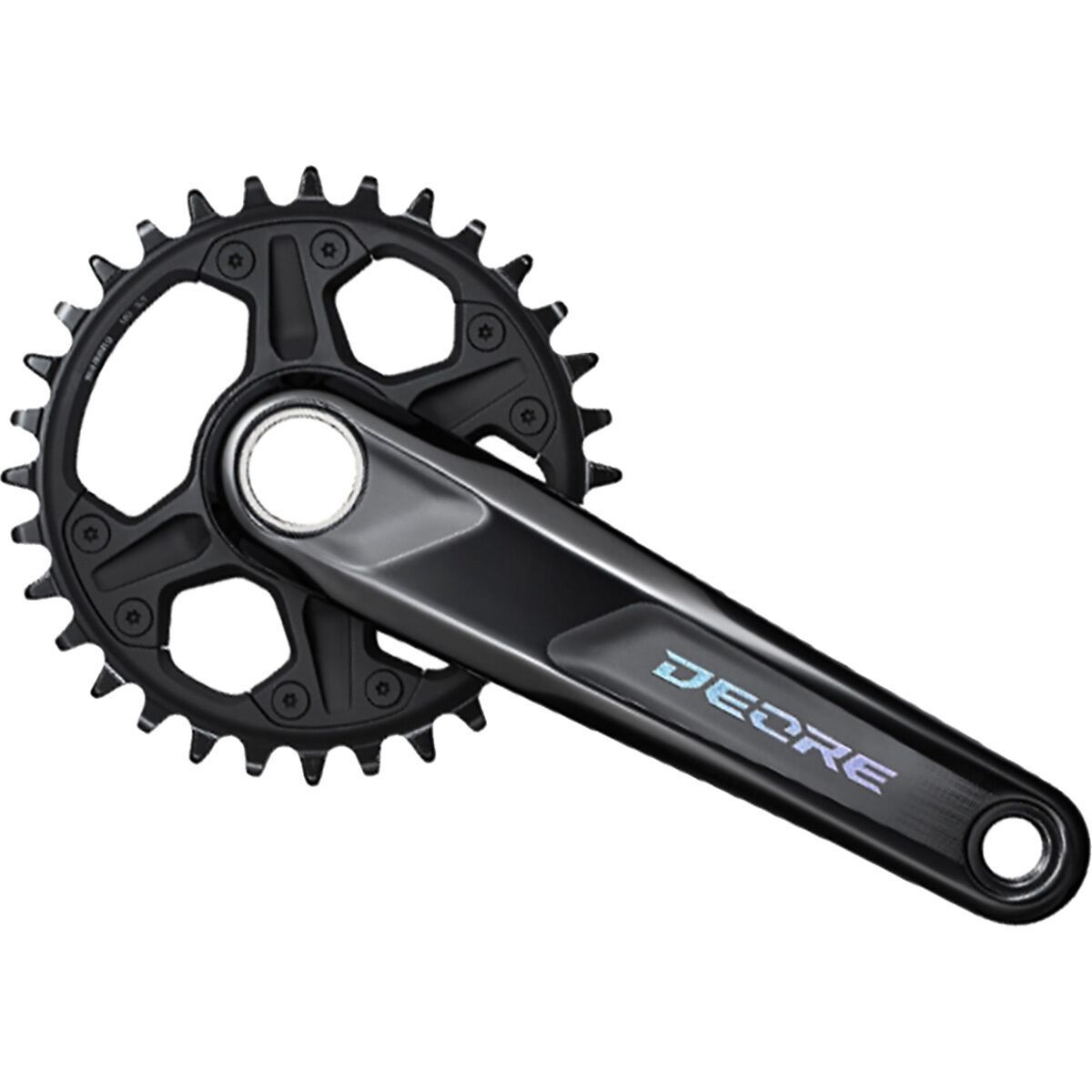 Shimano Deore 12 FC-M6100 Crankset in Black - Size: 175mm/32T