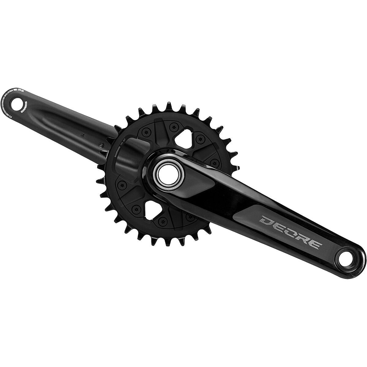 Shimano Deore 12 FC-M6120 Crankset in Black - Size: 170mm/32T
