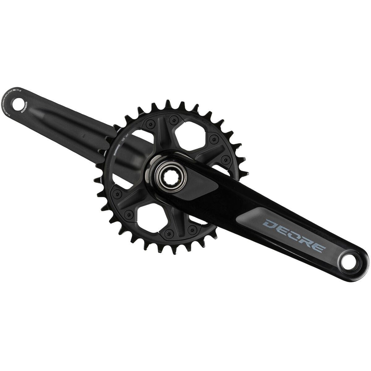 Shimano Deore 12 FC-M6130 Crankset in Black - Size: 170mm/32T