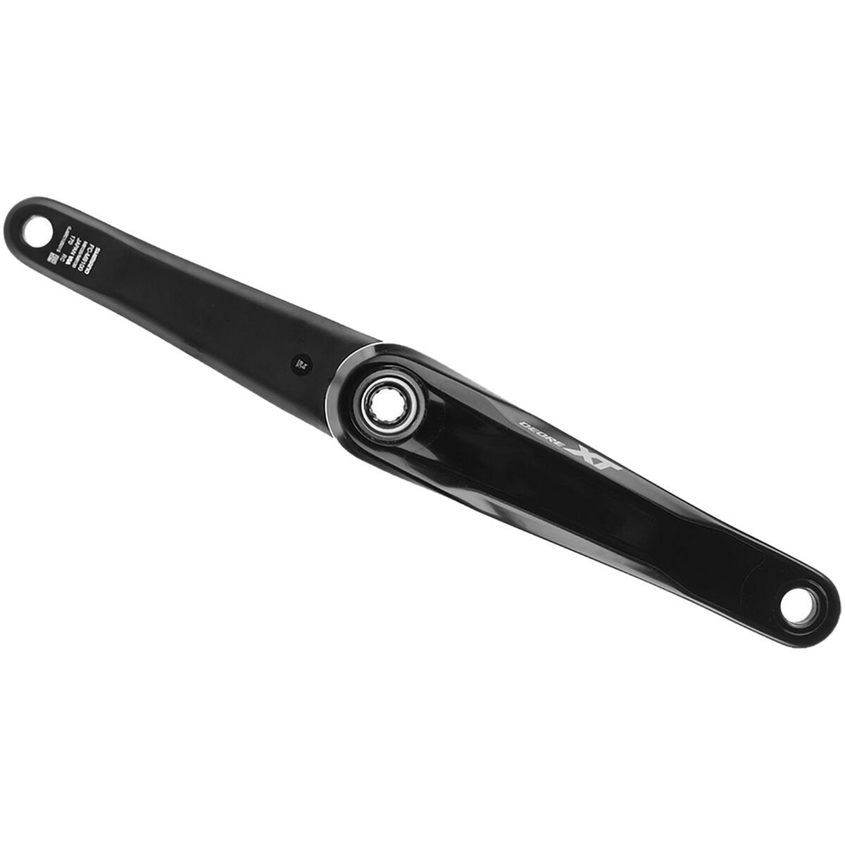 Shimano XT FC-M8100 1x Crank Arms in Black - Size: 175mm