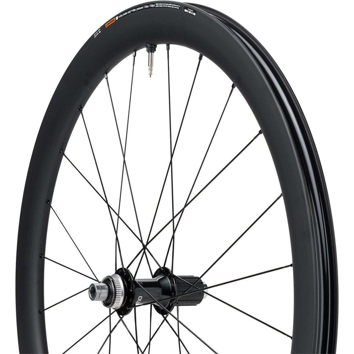 Shimano 105 WH-RS710 C46 Carbon Road Wheel - Tubeless in Black - Size: Rear