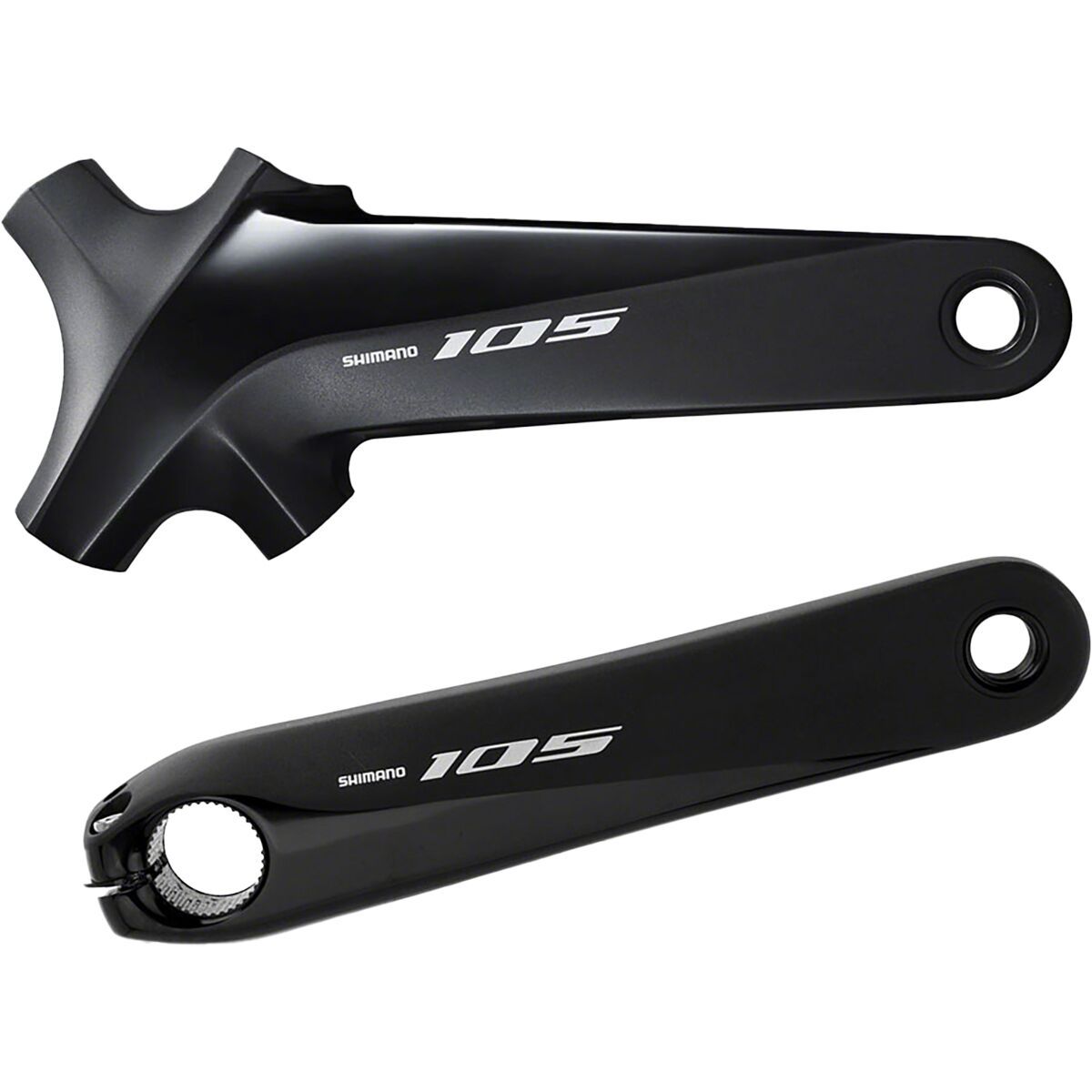 Shimano 105 FC-R7000 Crankset - No Chainring in Black - Size: 172.5mm
