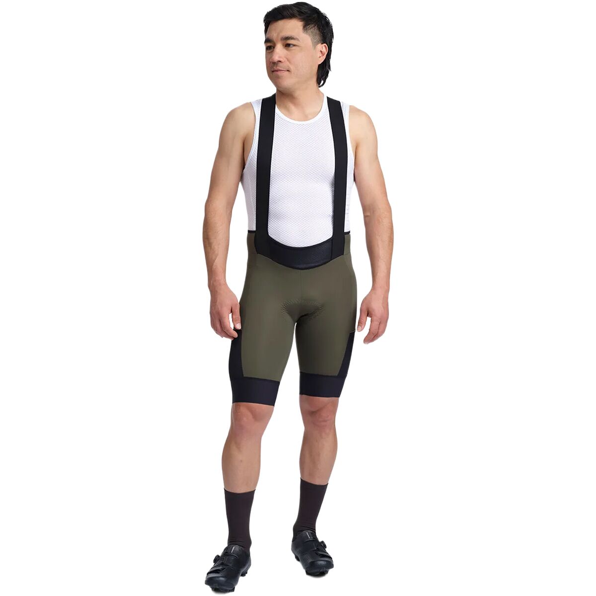 Shimano Shimano Men's Evolve CORSA Bib Shorts in Dark Olive - Size: US XXL/EU 3XL - $92.50 at Steep and Cheap