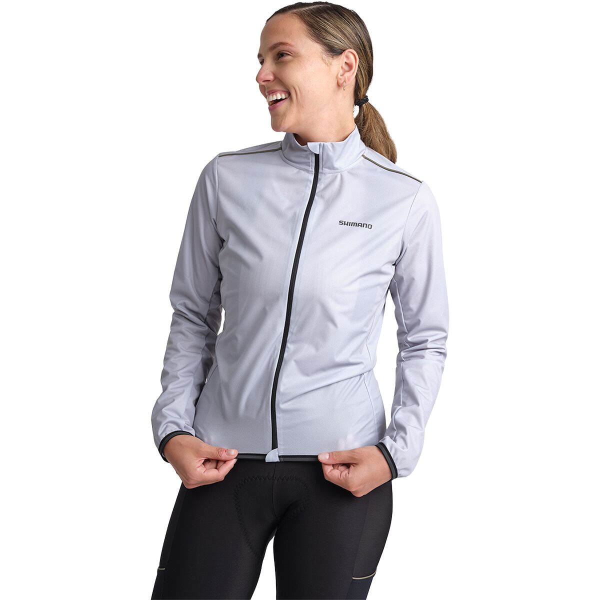 Shimano Shimano Women's Evolve Corsa All-Season Windbreaker in Mirror Gray - Size: Medium - $27.00 at Steep and Cheap