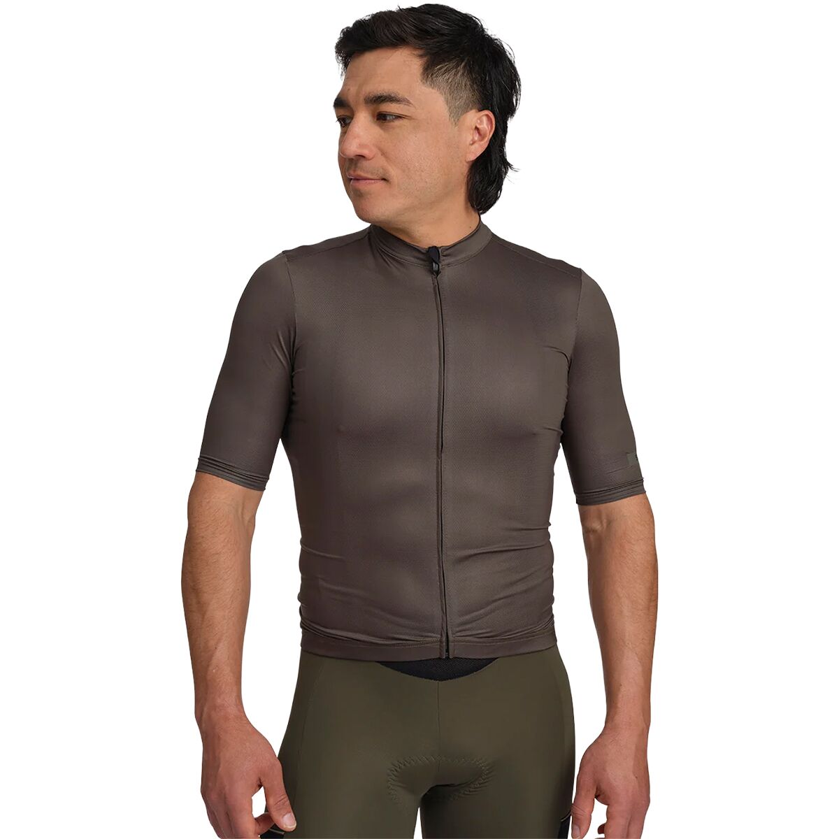 Shimano Men's Evolve Corsa Short Sleeve Jersey in Dark Olive - Size: Large