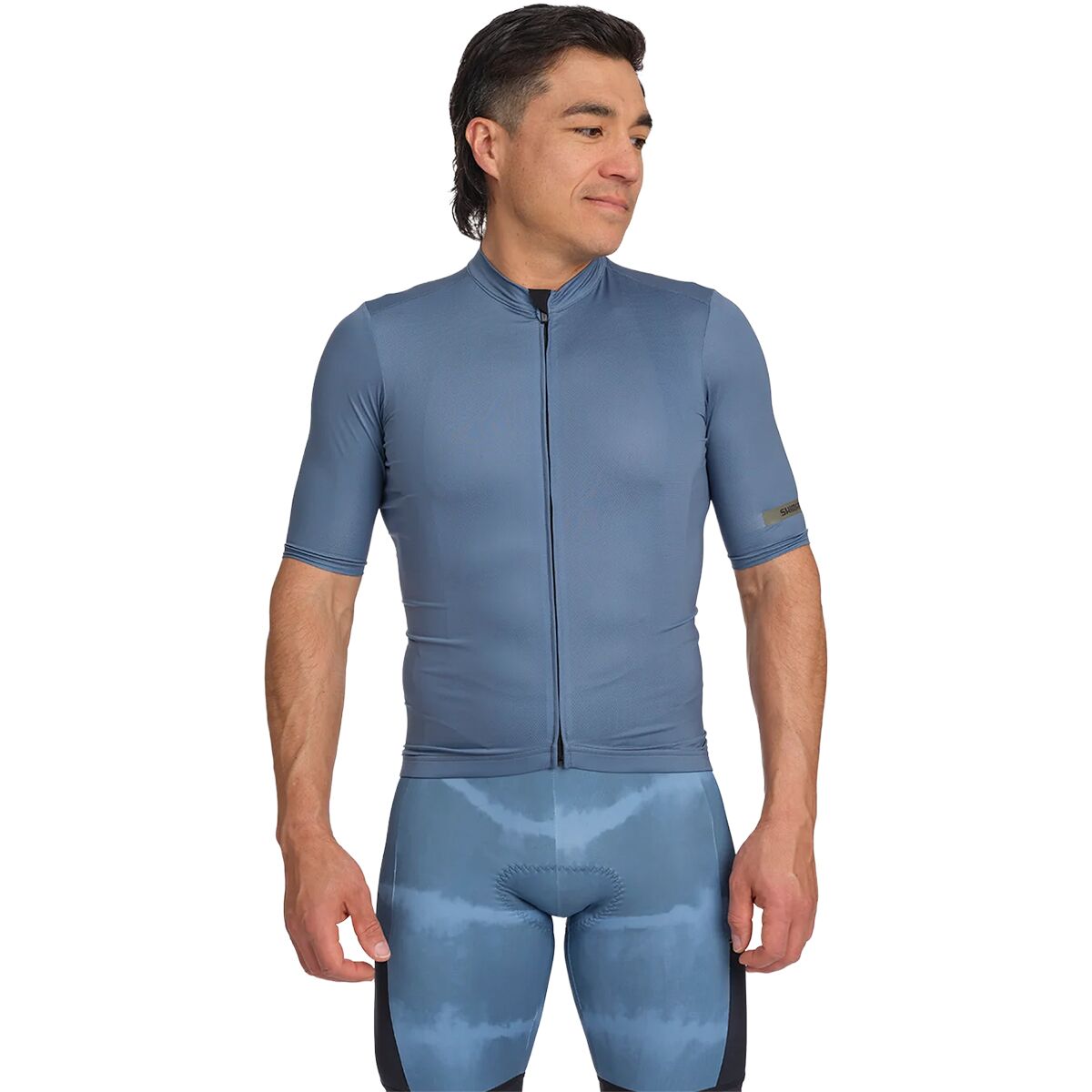 Shimano Men's Evolve Corsa Short Sleeve Jersey in Smoky Navy - Size: XL