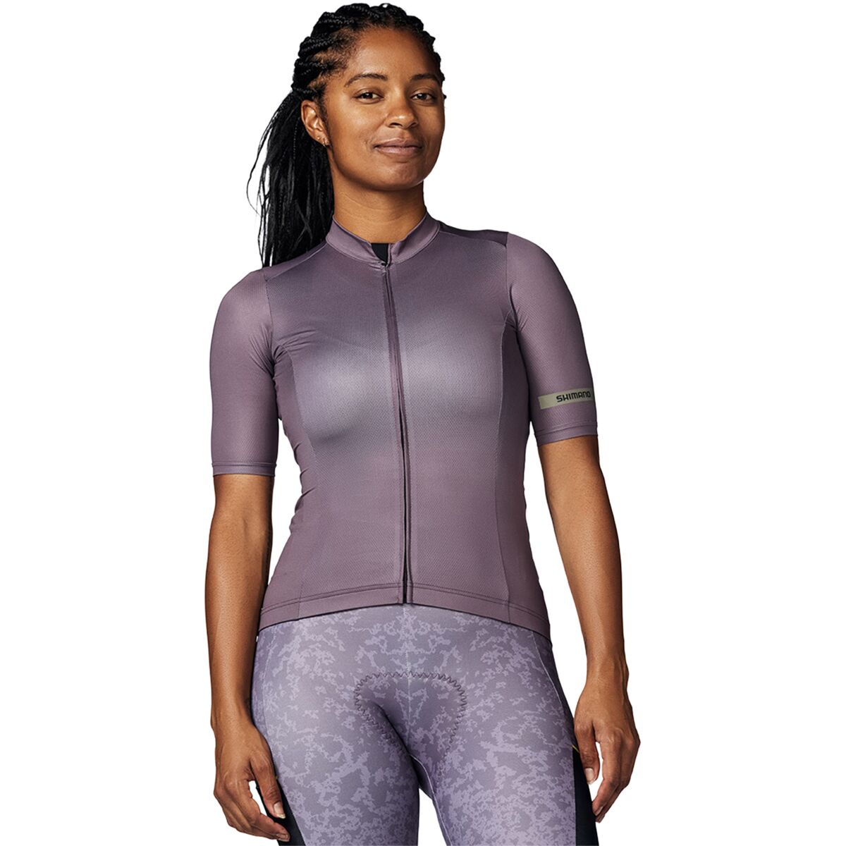 Shimano Shimano Women's Evolve Corsa Short Sleeve Jersey in Brown - Size: Large - $57.75 at Steep and Cheap