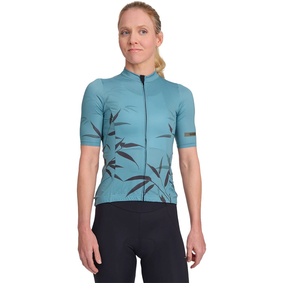 Shimano Shimano Women's Evolve Corsa Short Sleeve Jersey in Green - Size: XL - $33.00 at Steep and Cheap