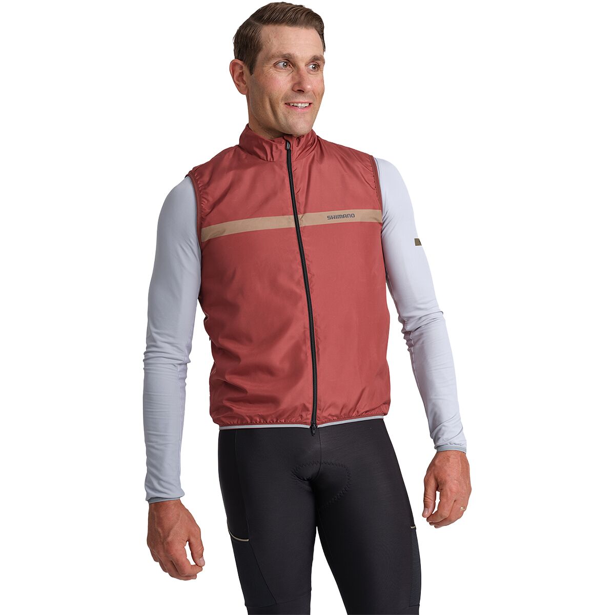 Shimano Shimano Men's Evolve Prima Wind Vest in Mirror Brown - Size: XXL - $75.00 at Steep and Cheap