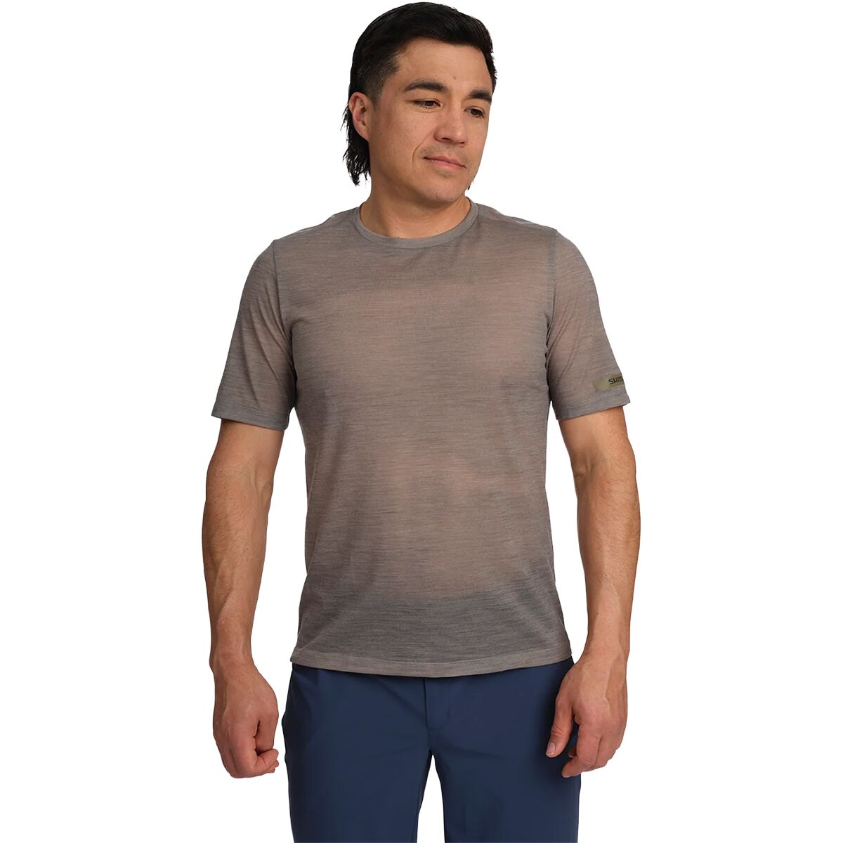 Shimano Men's Evolve TERRA Short Sleeve Jersey in Coffee - Size: Large