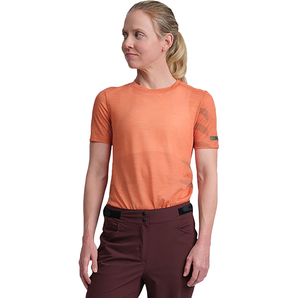Shimano Shimano Women's Evolve Terra Short Sleeve Jersey in Beige - Size: Medium - $16.00 at Steep and Cheap