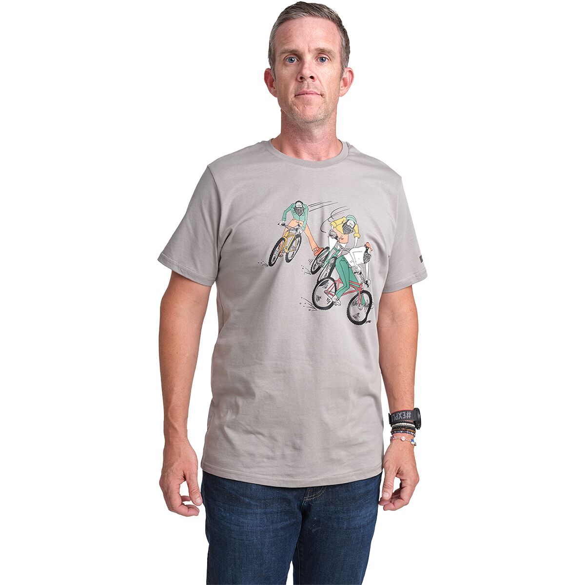 Shimano Shimano Men's Sentiero LTD T-Shirt in Gray / Black - Size: XXL - $7.50 at Steep and Cheap