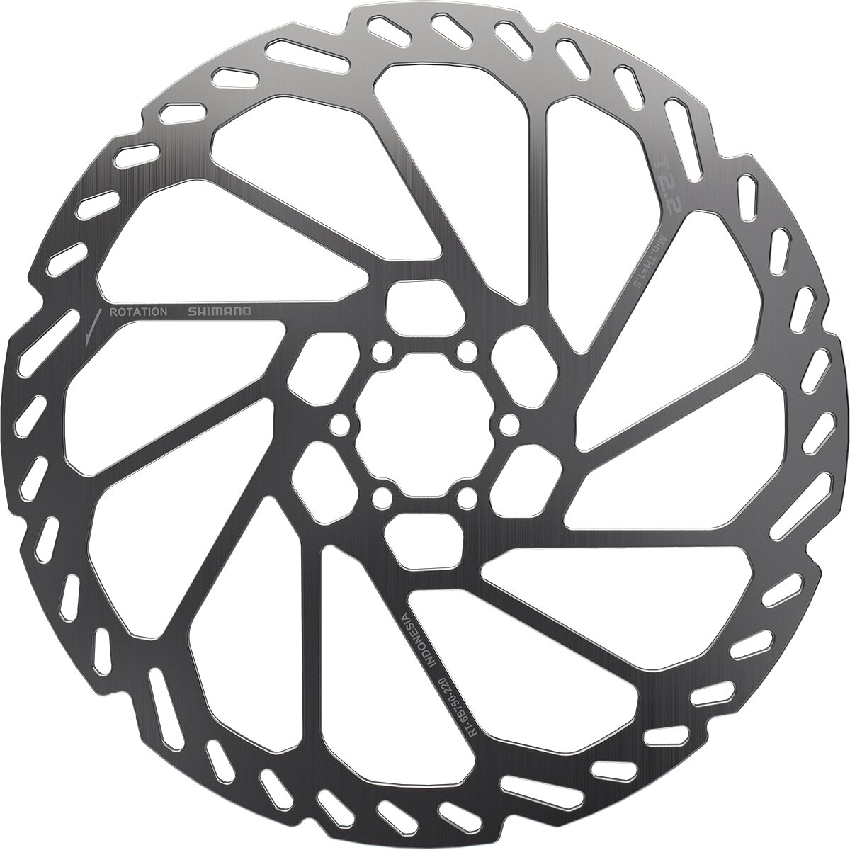 Shimano RT-6B750 6-Bolt Rotor - Size: 200mm