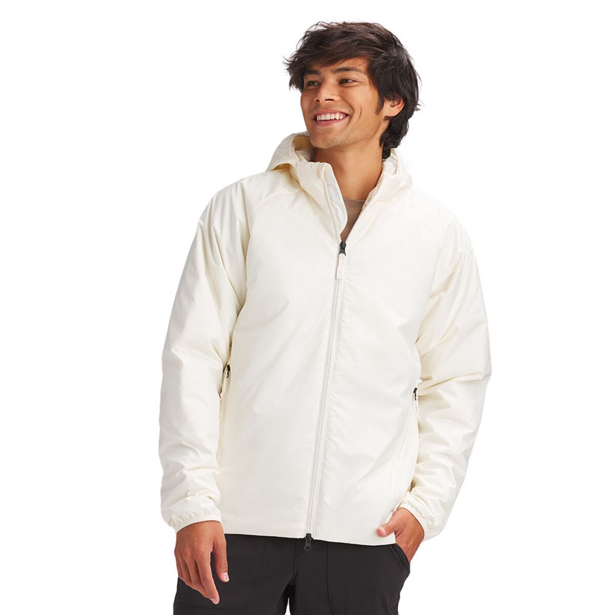 Stoic Men's Venture Insulated Hoodie in Egret - Size: Large