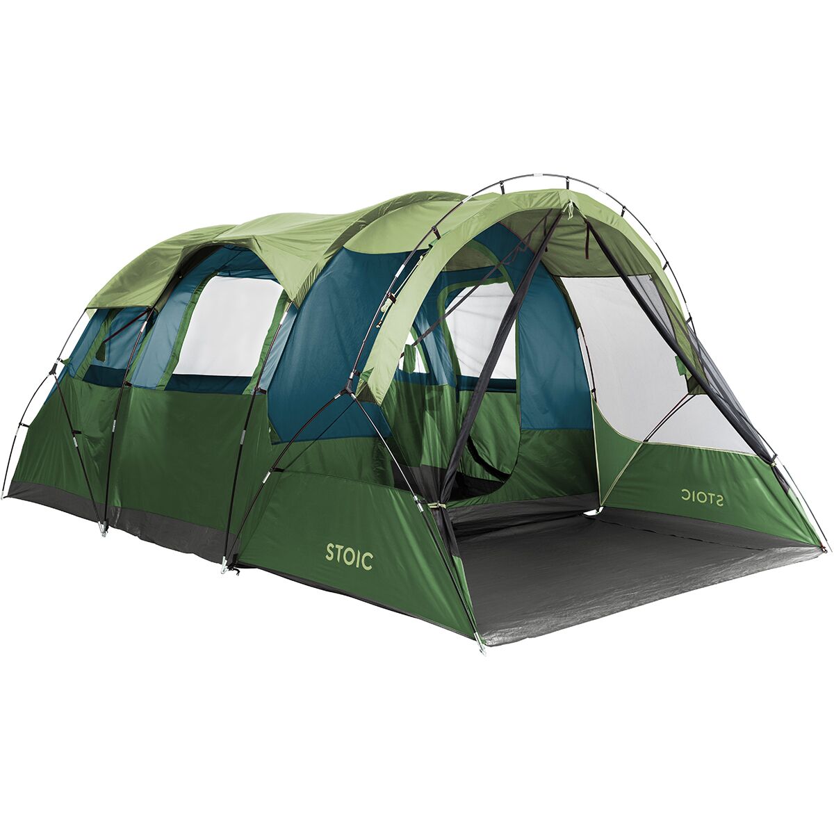 Stoic Madrone Tunnel Tent + Screen Porch: 6-Person 3-Season in Margarita Combo