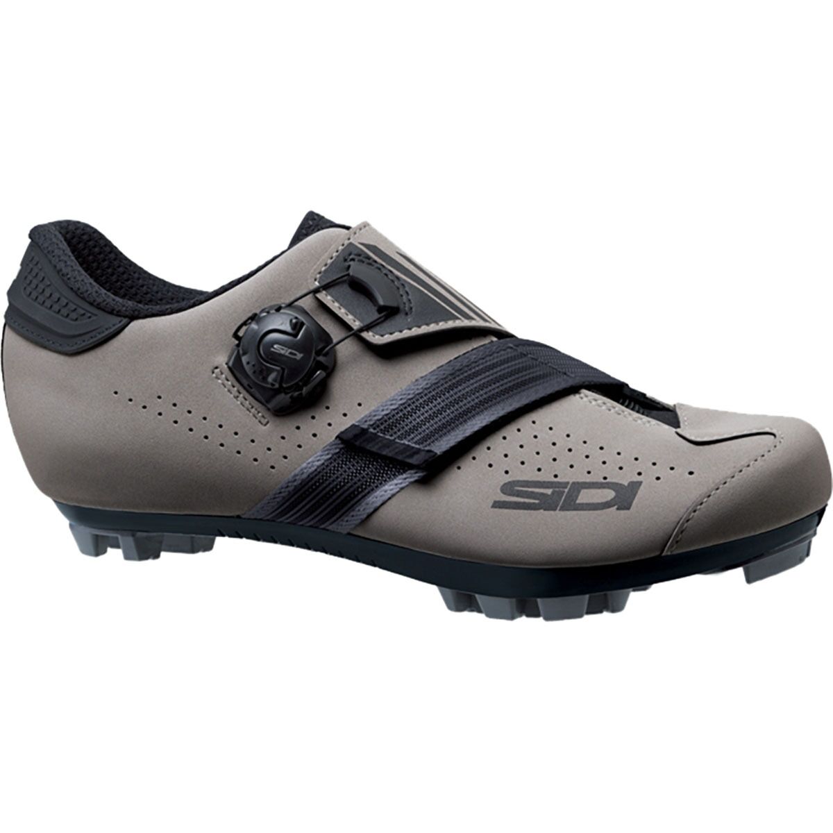 Sidi Men's Aertis Mountain Clipless Shoe in Greige / Black - Size: 45.5