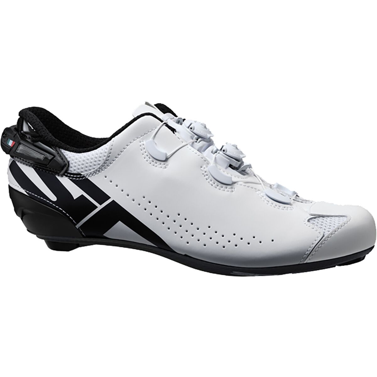 Sidi Men's Shot 2S Road Shoe in White / Black - Size: 40