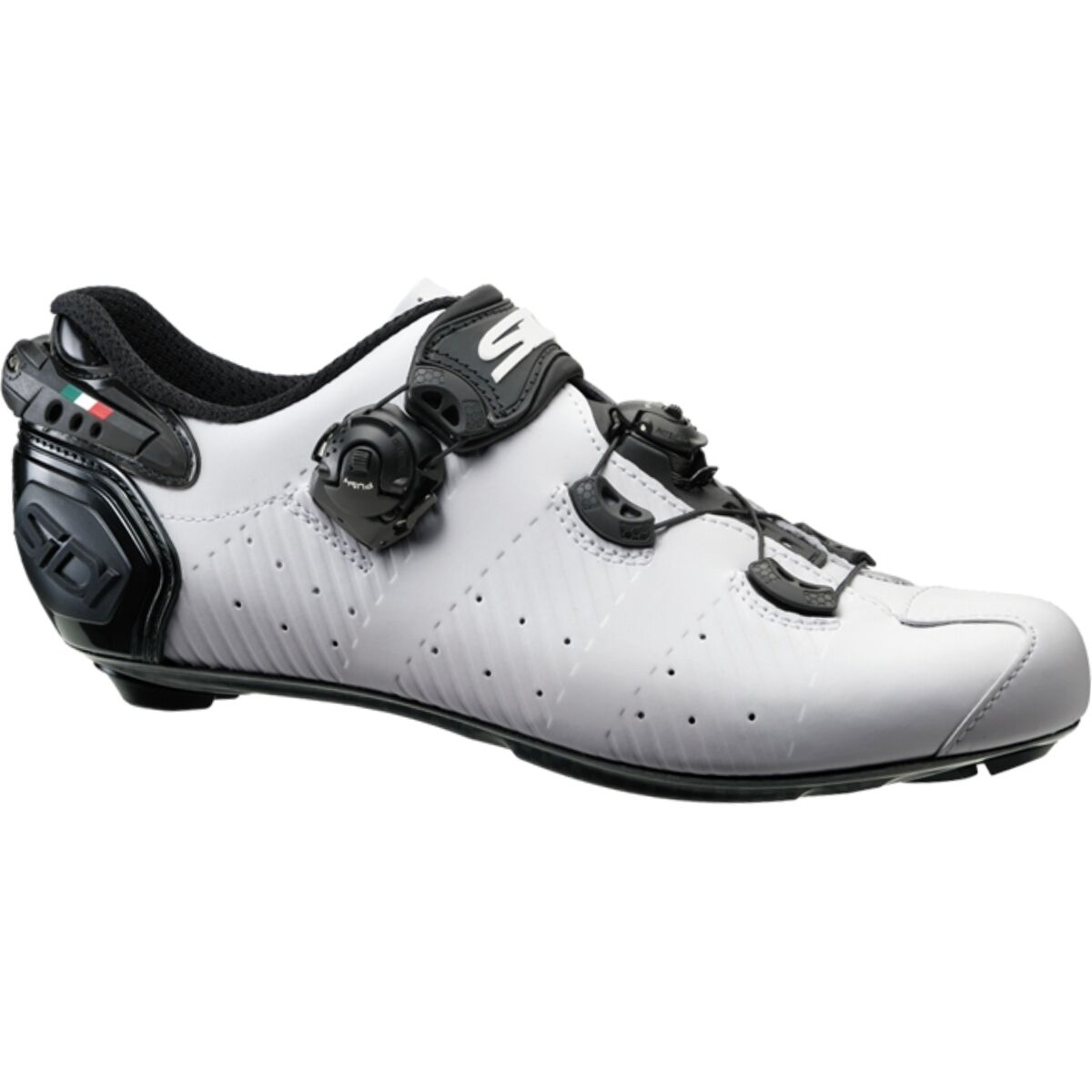 Sidi Men's Wire 2S Road Shoe in White / Black - Size: 43.5