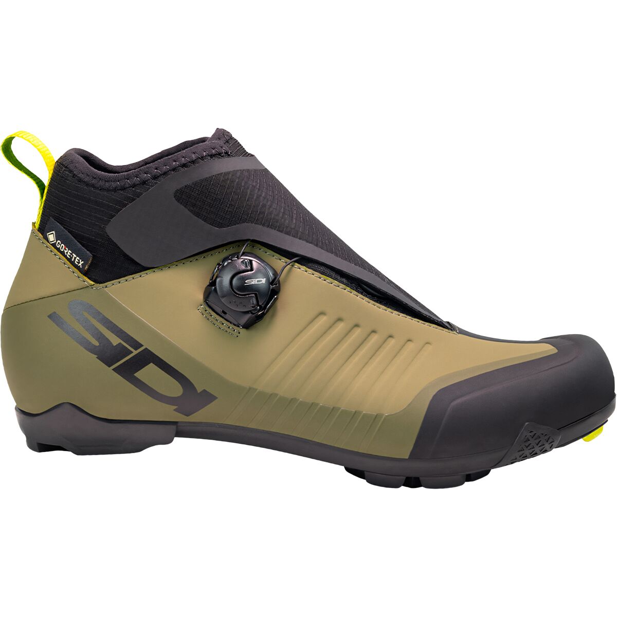 Sidi Sidi Hiemx Cycling Boot in Black / Green Olive - Size: 48 - $206.99 at Steep and Cheap